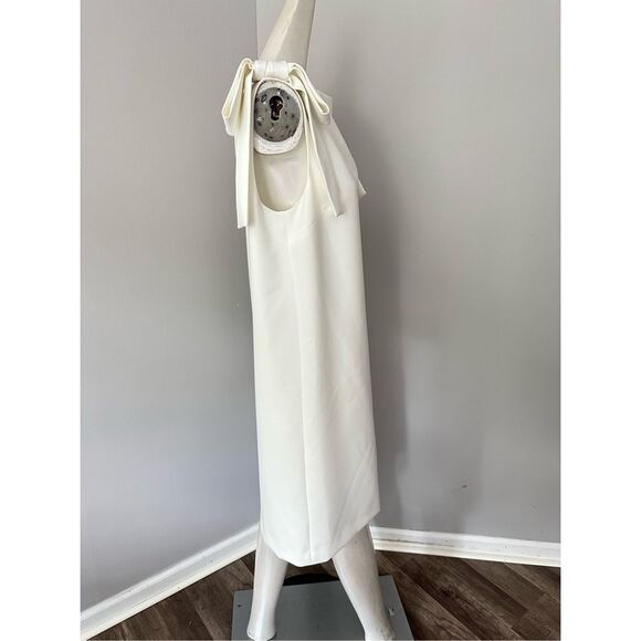 NWT Carolina Herrera Bow Strap Shift Dress Size 12 $1490 - Picture 9 of 12